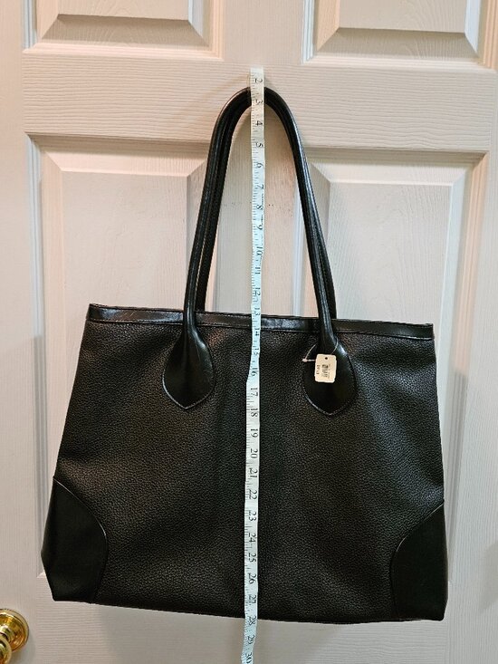 NWT:  Women's Extra Large Black Bag - Picture 7 of 8